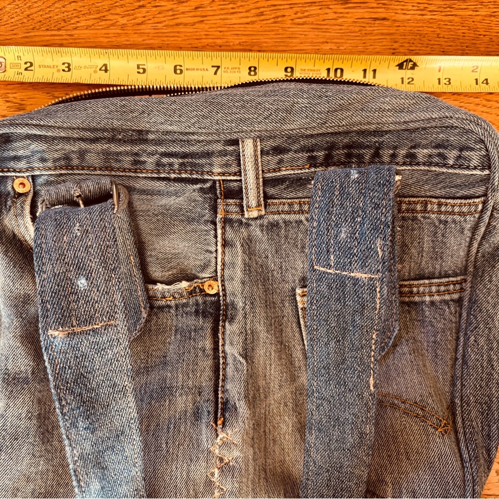 Levi’s Upcycled Vintage Denim Shoulder Bag - Picture 2 of 6